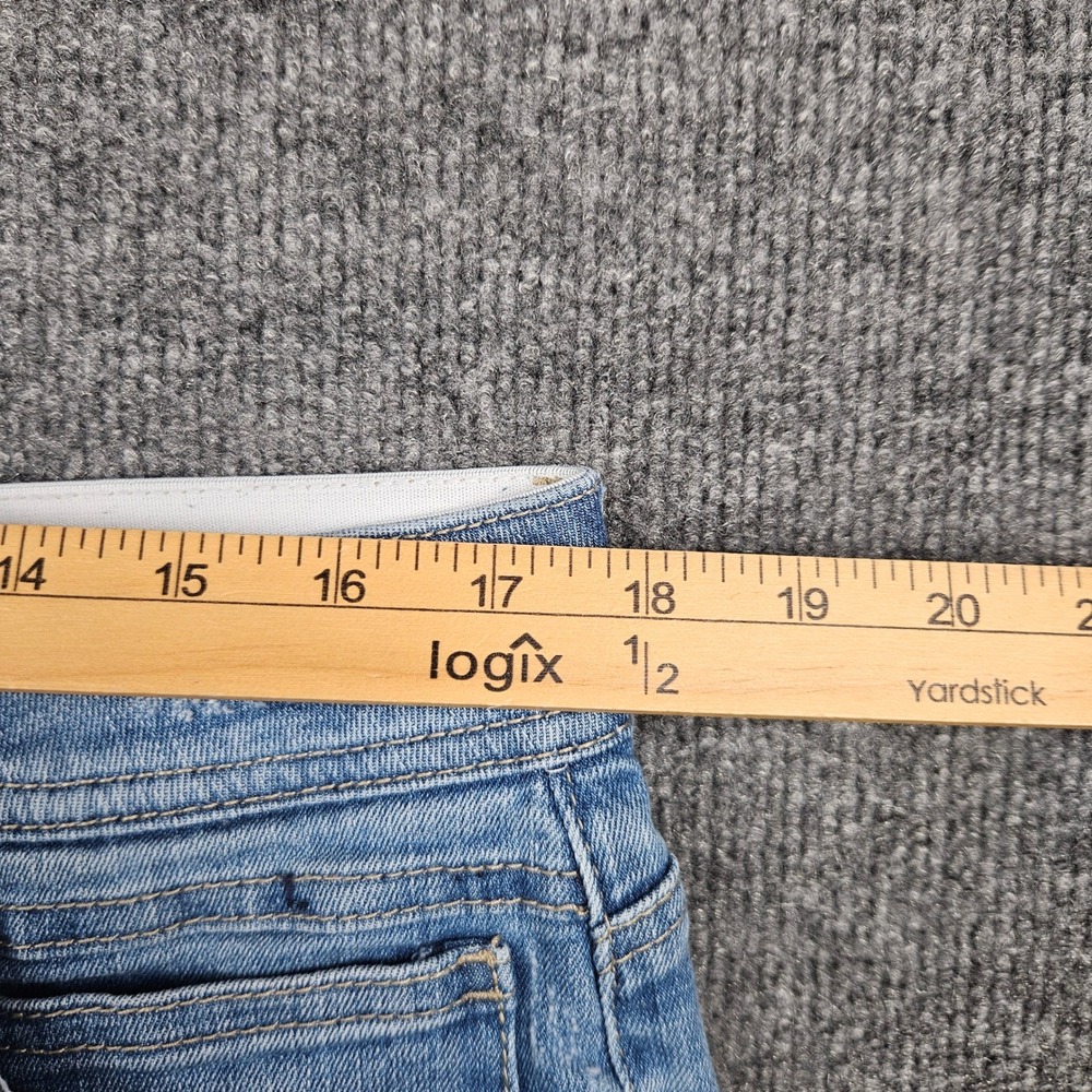 Democracy Ab Technology Skinny Jeans Women 14 Light Wash Stretch Denim High Rise - Picture 4 of 10